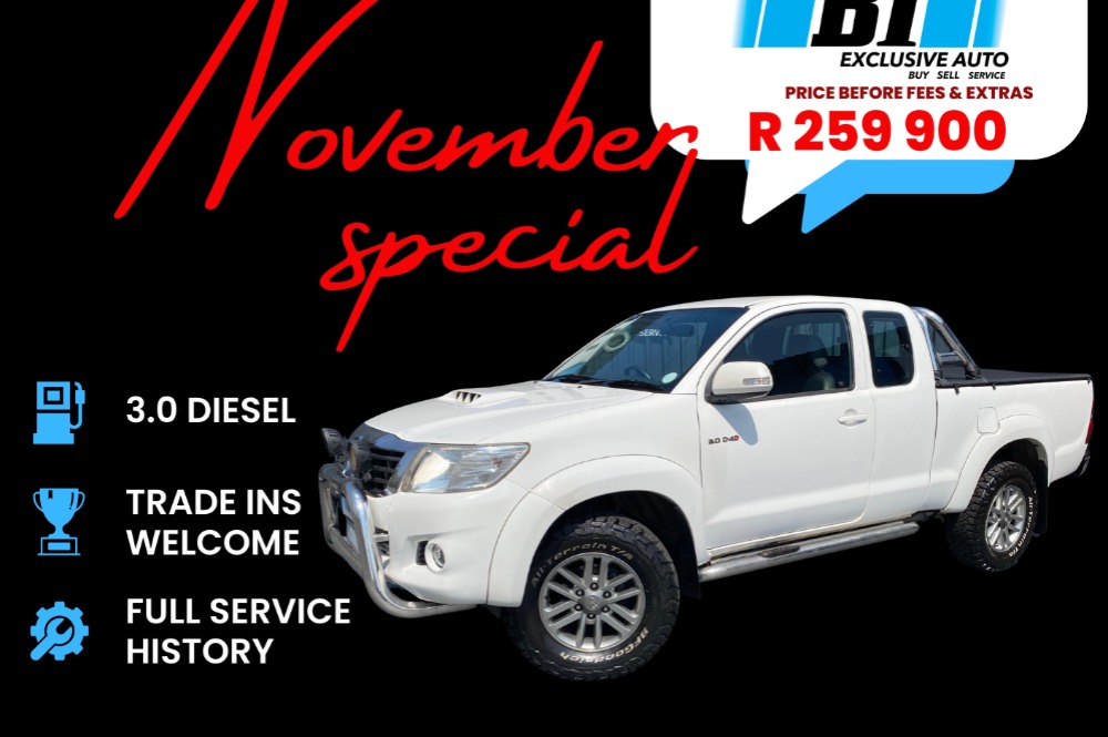 2013 Toyota Hilux 3.0 D4D Dakar Edition Extended Cab